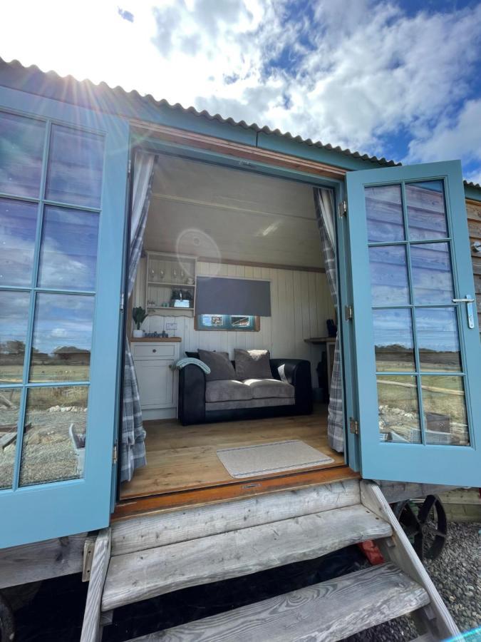 Ferienwohnung The Shepards Hut Llwyn-Dafydd Exterior foto